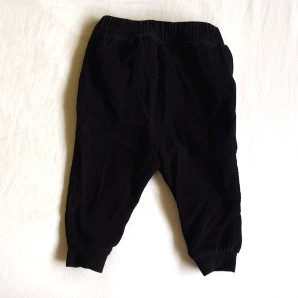 old navy black corduroy jogger pants 12-18 months baby - Picture 3 of 5